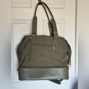 BEIS Mini Weekender Bag in Olive
